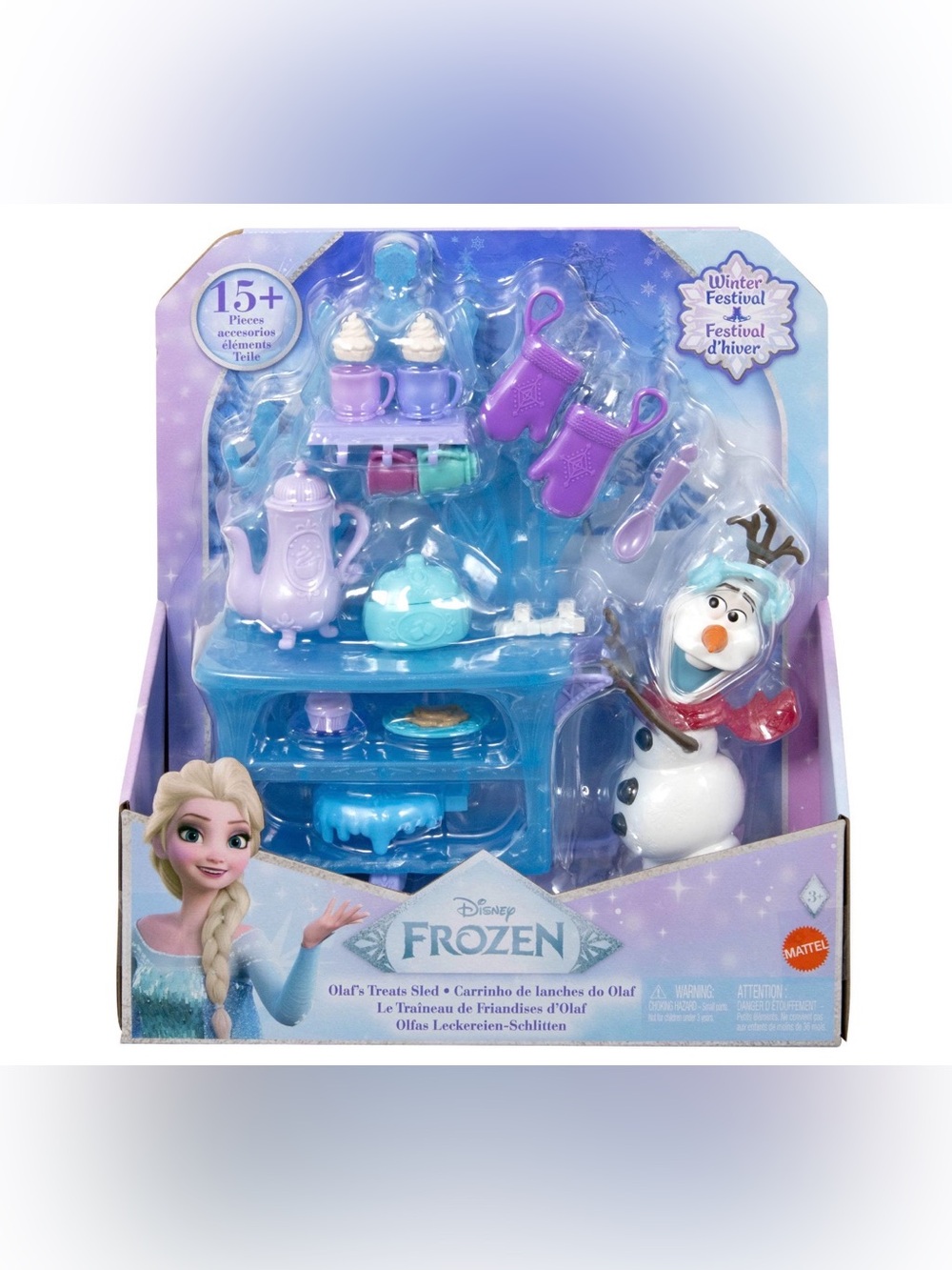 Disneys Frozen Olaf’s Treat Sled - 15 Pieces - NIB - $30 Retail - Ages 3+
